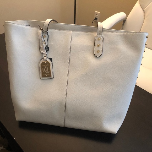 Ralph Lauren Handbags - White Ralph Lauren Tote